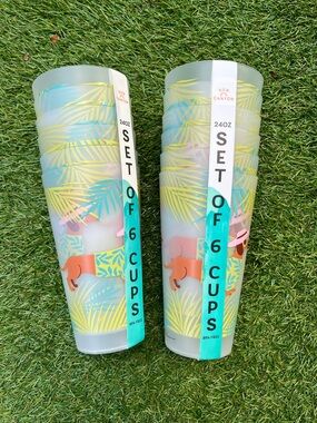 Dachshund Beach Cup Tumbler Set | 12pcs